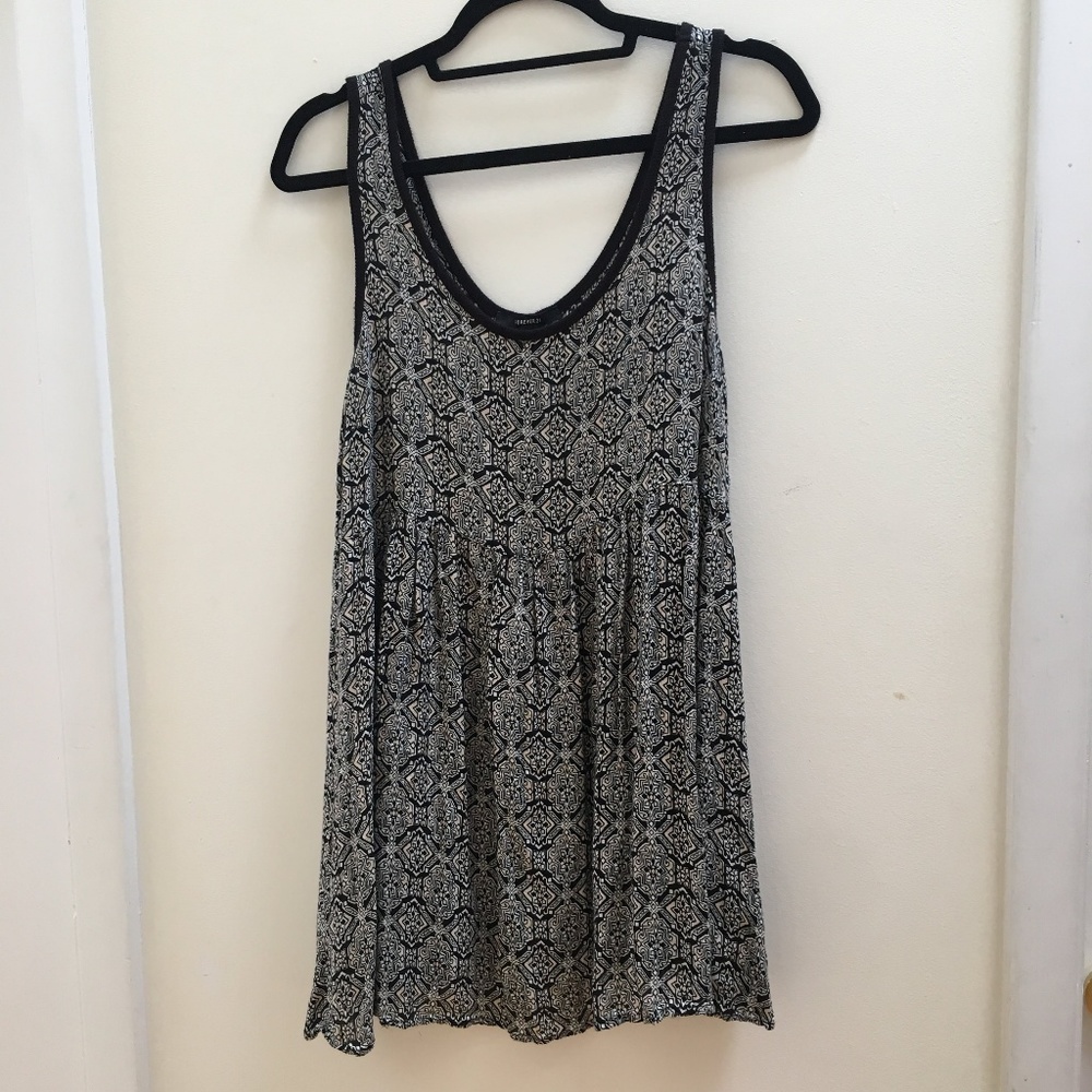 Forever 21 Patterned Summer Babydoll Dress